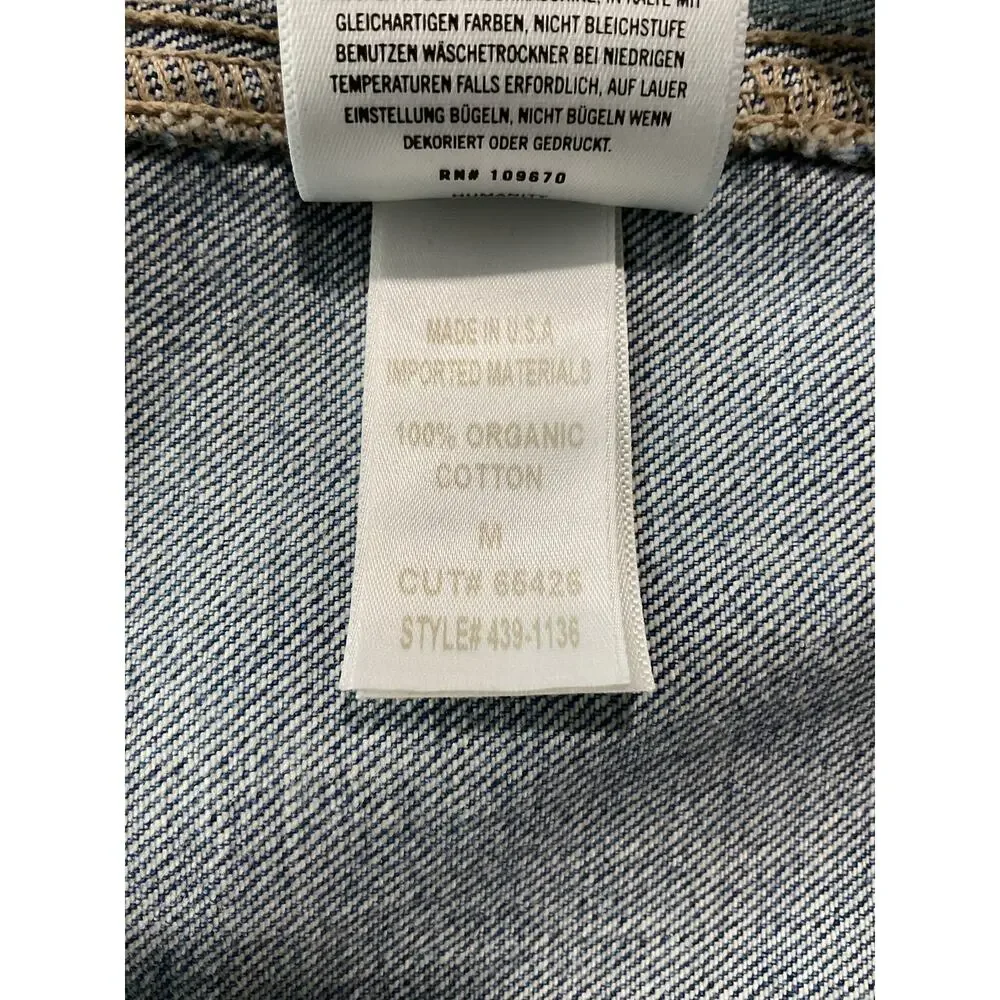 Citizens Of Humanity 'Danni' Blue Cotton Denim Dress Size M - Picture 6 of 6